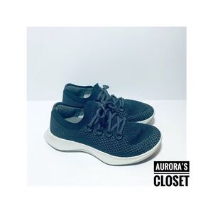 All Birds 9 Blue Tree Dasher Sneakers Mesh Lace up White Sole